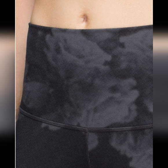 Lululemon Wunder Under Pant *Full-On Luon (Roll Down) - Dream Rose Deep Coal - Picture 5 of 14